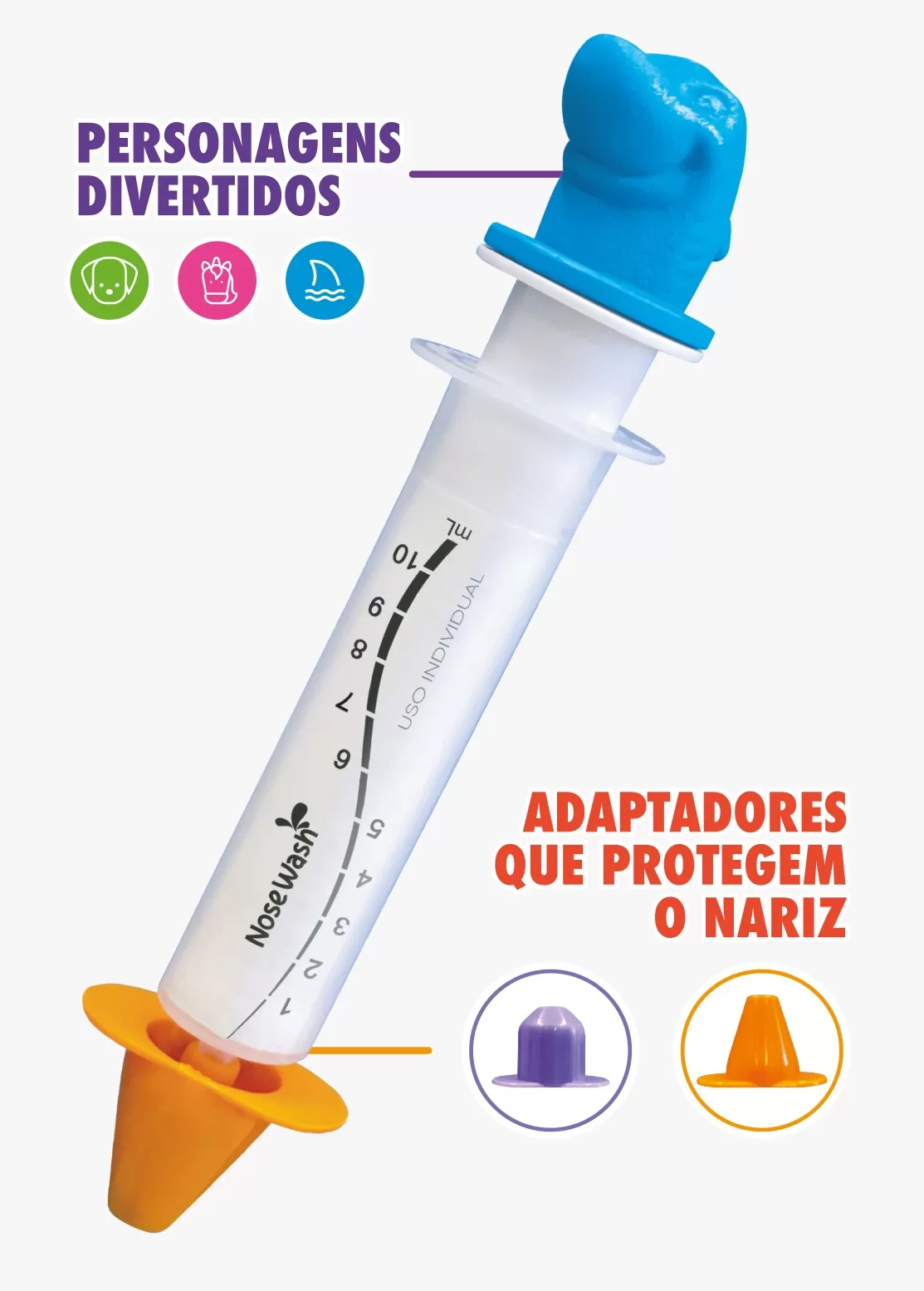 Comprar Seringa Lavagem Nasal Infantil Unicórnio 10Ml